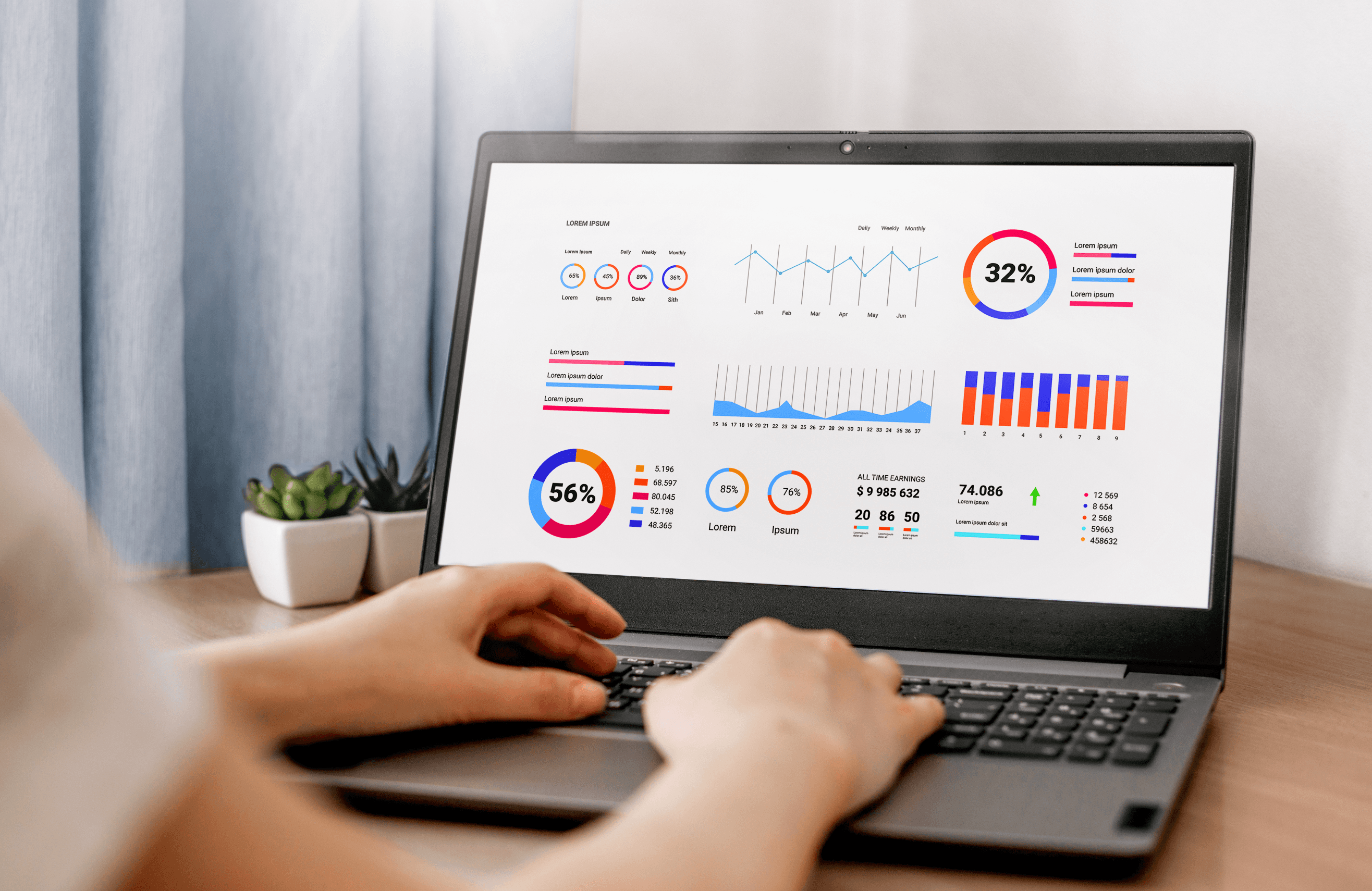Central dashboard interface for managing bookings